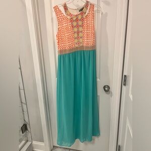 Flying Tomato maxi dress, Size Large